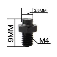 Juego De 10 Tornillos Para Pedales De Bicicleta De Aluminio Aleación MTB Tornillos De Pies De Bicicleta Tornillos De Botella De Agua De Bicicleta 10pcs Color Negro/Oro/Rojo - details 4