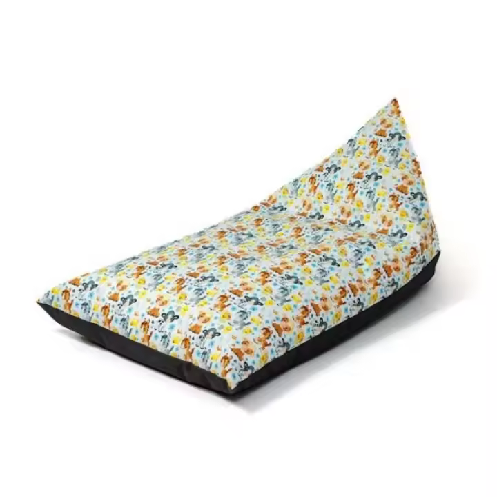 Sako bolsa pouf Colchón animal-negro XXL 160 x 80 cm - 1
