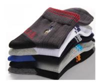 Calcetines De Algodón Aireado Y Secado Rápido Para Hombre Medio Caftán Deportivo Todas Las Estaciones Holstería De Patrón Geométrico - details 2