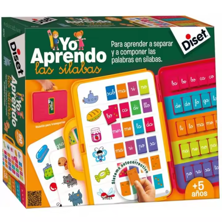 Juego educativo Yo Aprendo las Silabas con maletín Diset - 1