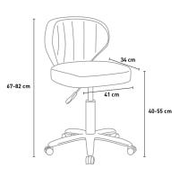 TABURETE GIRATORIO CON RUEDAS , TABURETE DE OFICINA , TABURETE CON RUEDAS PROFESIONAL, TABURETE DE TRABAJO GIRATORIO , TABURETE GIRATORIO PARA SALON DE BELLEZA - details 0
