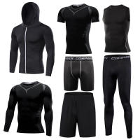 Camiseta De Compresión Para Correr En Hombre Camiseta De Fútbol De Secado Rápido Camiseta Deportiva Tensa Para Gimnasio Y Fitness Manga Corta Transpirable - details 41