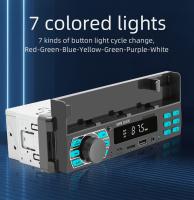 Reproductor De Radio Para Coche 1Din MP3 Bluetooth USB TypeC TF AUX Con Soporte Para Teléfono Multimedia In-Dash 12V - details 4