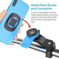 Soporte De Teléfono Móvil Para Bicicleta Universal Rotativo Con Abrazaderas De Seguridad Y Bloqueo De Parche Accesorios Para Ciclismo - details 6