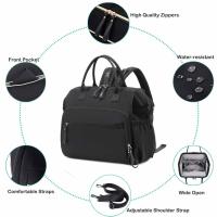 Mochila para mamá, bolso de mano para guardar biberones y pañales, mochila impermeable que se puede colgar en el cochecito de bebé, bolsa de almacenamiento - details 3