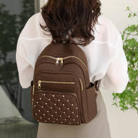 Mochila De Nylon De Alta Calidad Para Mujer Bolsa De Viaje Grande Con Hombros Bolsa Escolar Para Adolescentes Chica Estilo Fashion - details 5