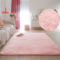 Carpetas Suaves De Pelo Negro Para Sala De Estar Y Dormitorio Alfombra Moderna Para Hogar Decorativa Para Pisos Y Camas - details 9
