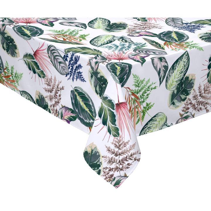 NAF NAF - Mantel antimanchas 100% algodón TROPALM. Disponible en varios tamaños.