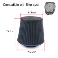 Cubierta Protectora De Filtro De Aire Universal Negra Impermeable Y Resistente Al Aceite Para Motos Y Automóviles - details 1