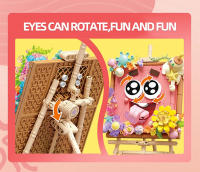 Bloques De Construcción 3D SpongeBob SquarePants Serie Creativa Regalo De Fiestas Para Niños Decoración De Escritorio Bloques De Plástico ABS Tamaño Pequeño Compatible Con Lego - details 9