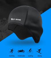 Gorro De Ciclismo Invierno WEST BIKING Para Hombres Y Mujeres Capucha Térmica Impermeable Para Mountain Bike Ciclismo Y Motociclismo - details 0
