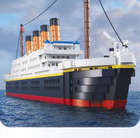 Modelo De Barco Titanic KNEW BUILT Bloques De Construcción Micro Para Niñas Regalo Para Adultos Con Muñecas Kit De Artesanía Decorativa - details 10