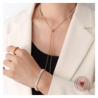 Encanto Pulsera de acero inoxidable para mujer, cadena de bola de acero de doble capa con corazón hueco, joyería para fiesta, amigos, los mejores regalos, pulsera de acero inoxidable de Color dorado para mujer, joyería étnica Cultural - details 10