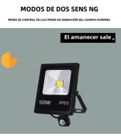 Lámpara De Inundación LED Con Sensor De Movimiento IP65 Impermeable 10W 30W 50W 220V Luz De Punto Exterior Al Aire Libre Reflector De Lámpara - details 11