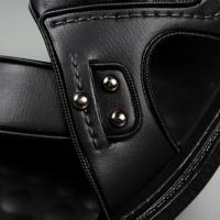 Sandalias Para Hombre Verano Comodidad Playa Exterior Retro Casual Zapatos De Cuero No Especiales Antideslizantes Flip Flops - details 2