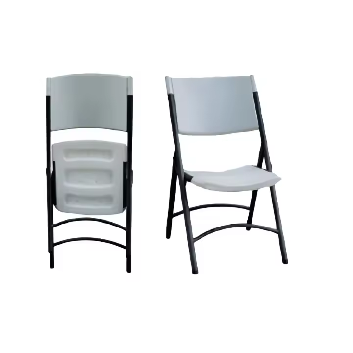 Gerimport Silla Plegable PVC y Aluminio 40 X 41 X 85 Cm - Portátil y Resistente - 1