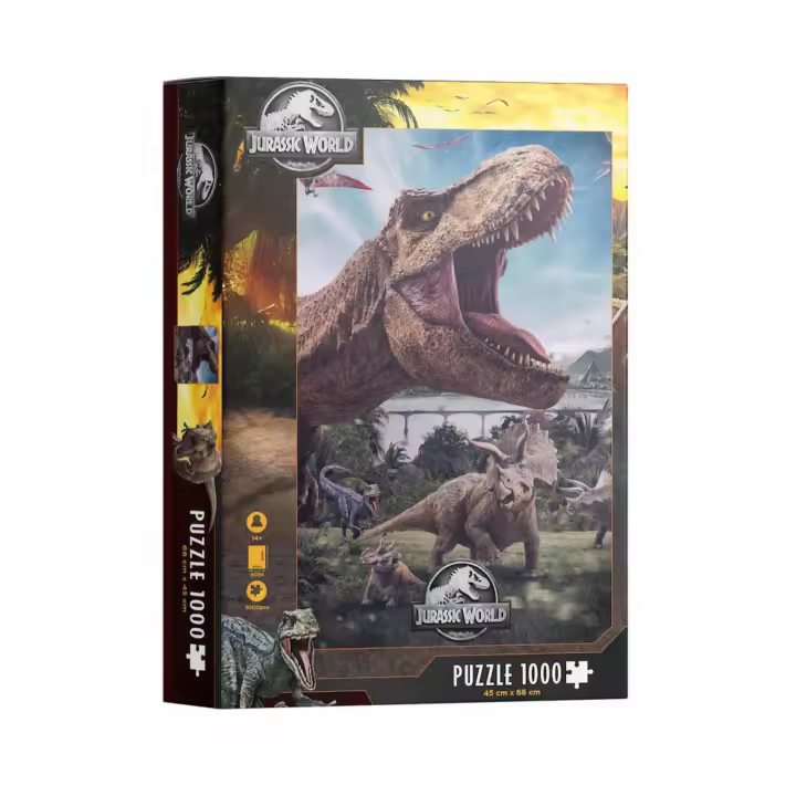 Puzle 1000 poster compo rex jurassic world - 1