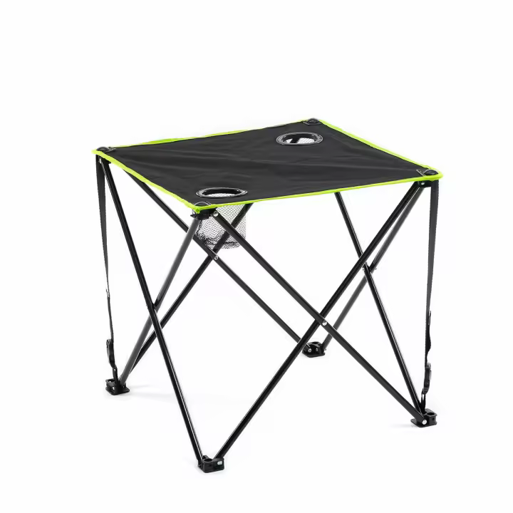 InnovaGoods® Mesa Acampada Plegable Ligera, Mesa Camping con Bolsa de Transporte, Mesa Plegable con 2 portavasos, Mesa portátil para Exterior Ideal para picnics, acampadas, jardín, Playa - 1