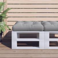 vidaXL Cojín para sofá de palets de tela 58x58x10 cm en color Beige/Gris/Taupé y más | acolchados duraderos para sofás de jardín terraza exterior - details 1