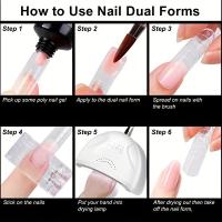 120PCS Molde Para Extensión De Uñas De Gel Art De Uñas Generador De Forma UV Para Uñas Postizas De Tépido De Uñas Artísticas - details 0
