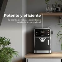 EVVO Cafetera Express Intensa 30, panel táctil a color, 20 bares de presion, Espressos y Capuccinos, 1350W, Depósito de 1,5 l - details 0