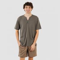 TRAMAS+ Pijama Botones de Hombre con Manga corta y Pantalón corto, Primavera y Otoño, Conjunto de Ropa para Dormir - details 4