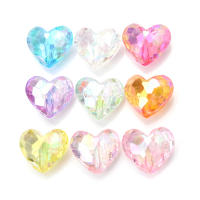 iYOE 20pcs Corazones Grandes Brillantes De Cristal Acrílico Cuentas Sueltas AB Para La Fabricación De Joyas Collar Pendiente Pulsera - details 4