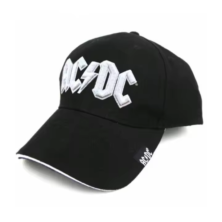 ACDC Gorra White logo Puff embroidered Baseball cap ACDCCAP01 - 1