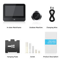 Cámara De Campana De Puerta Inteligente Tuya Con Visión Nocturna 1080P 2MP 2.4G WiFi Pantalla De 4.3 Pulgadas Para Seguridad Doméstica - details 13