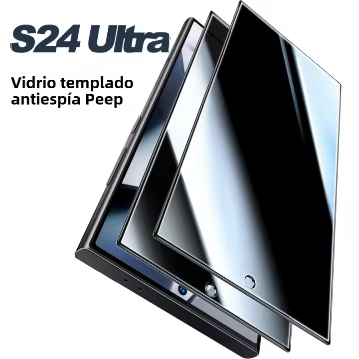 2PCS Protector De Pantalla De Vidrio Templado Para Samsung Galaxy S24 Ultra 5G Anti-Spy Privacidad HD Resistente a Arañazos Y Huellas - 1