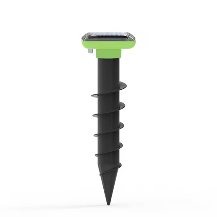 Repellente De Vibration Y Sonido Buzzer Para Exterior Impermeable Con Enchufe De Tierra Recargable Por Sol Apto Para Jardín Orquideario Courtyard - 1