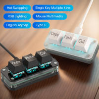 Teclado Mini RGB Con Programación Macro De 3 Teclas Para Photoshop Y Gaming Teclado Programable Con Interfaz USB Para Mac Y PC - details 0