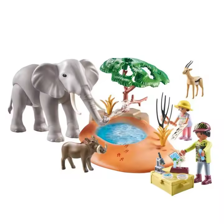 Playmobil Juego De Construcción Wiltopia Elefante En La Charca - 1