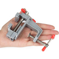 Mini Pinza De Trabajo Multi-Funcional 3.5'' Aluminio Herramienta De Pliers Para Hobby Y Joyería Vise Para Mesa Clamp - details 4