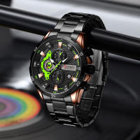 Reloj De Pulsera Curren 8402 Para Hombre Estilo Casual Y De Negocios Cronógrafo De 6 Manos Acero Inoxidable Resistente Al Agua - details 22