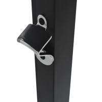 vidaXL Cenador de BBQ acero antracita 240x150x255 cm - details 5