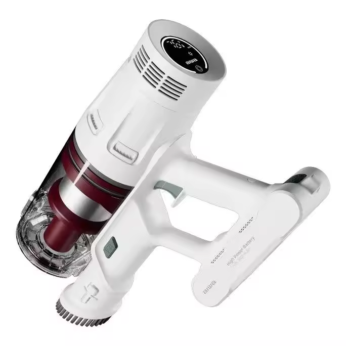 Aiwa - Aspirador sin bolsa AVC-610 con filtrado avanzado, 500 W y succión de 32 kPa para hogar moderno, blanco - 1