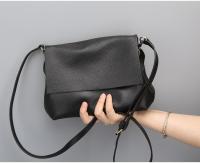 Bolso Bandolera De Cuero Genuino Para Mujer Bolso De Mano Casual De Cuero De Vaca Real Gran Capacidad Bolsa De Hombro Sólida - details 0