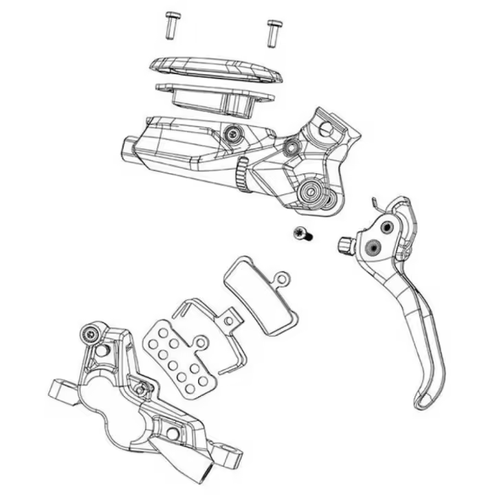 Sram Kit De Palanca De Freno Maven Ultimate/silver A1 - 1