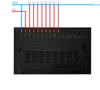 Interruptor De Pared Inteligente WIFI Shawader Panel De Vidrio Con Toque 4/5/6/8/10 Gang 147mm Compatible Con Alexa Google Home Tuya Smart Life - details 3