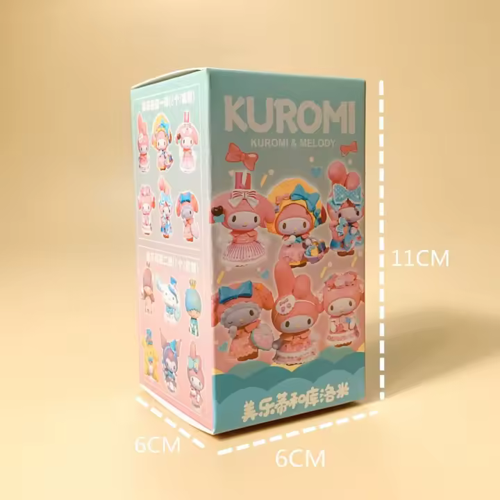 Nueva Caja Sorpresa Sanrio Con Figuras Kawaii Kuromi Cinnamoroll My Melody Juguetes Para Fans Regalo Tamaño 6-8cm Unisex - 1