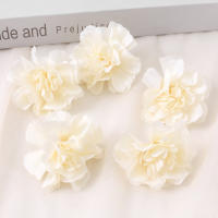 10/20Pcs Flores De Chiffon Artificiales Para Decoración De Hogar Boda Fiesta Navidad Aniversario Estilo Carnation Material Seda - details 9