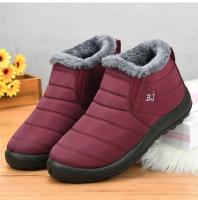 Botas De Invierno Impermeables Para Hombres Y Mujeres Con Peluche Grueso Suela Gruesa Botines De Nieve Calientes Para Parejas Zapatos De Exterior Con Lining De Plush - details 13