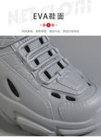 Nuevos Zapatos De Jardín Para Hombre Verano Ligeros Y Cómodos Sandalias Deportivas Y Casuales EVA Integrado Perforado Para Playa - details 5