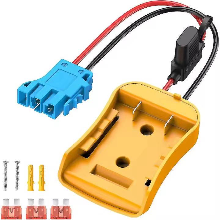 Power Wheels Adapter for Dewalt 20V Battery Adapter, Power Wheels Battery Conversion Kit with Fuse Holder and Wire Harness Connector5708812438169 - 1