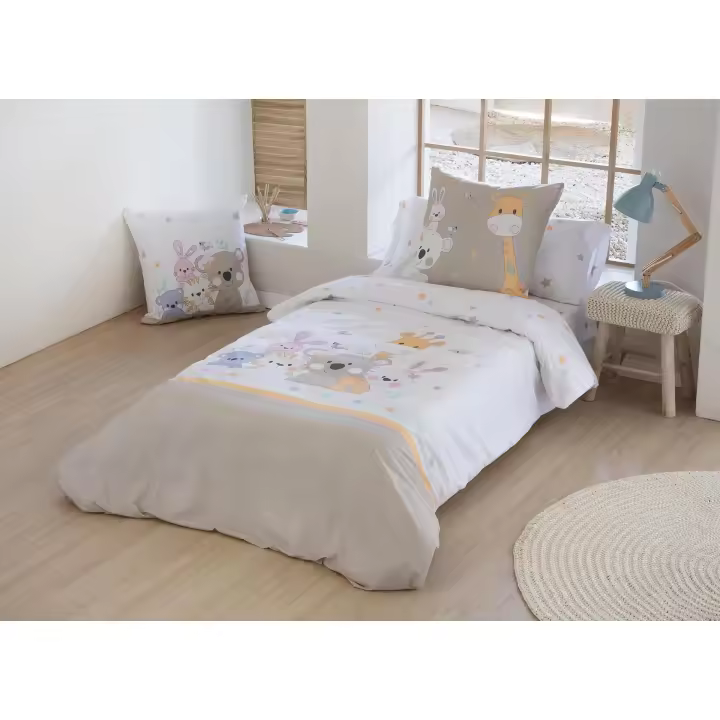 JVR - FUNDA NORDICA modelo BUNNY - Tejido 100% Algodón - Fabricado en España - Cama 90/105/135/150/160/180 - 1