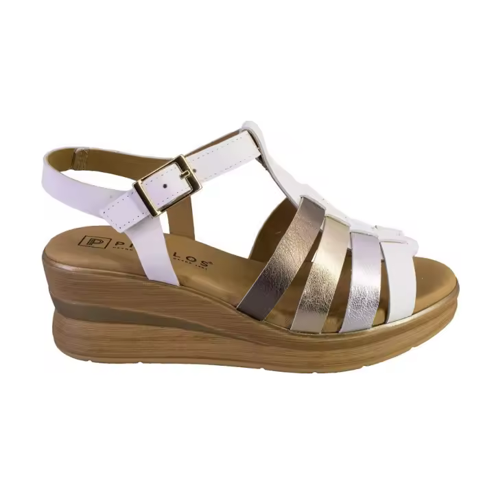 PITILLOS 10353 Sandalias de mujer blanco PIEL 525 - 1
