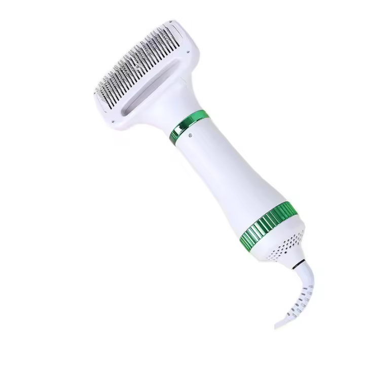 Secador de Pelo para Mascotas | Secador de Pelo Portátil y Silencioso 2 en 1 con un Cepillo Práctico | Temperatura Ajustable | para Perros y Gatos Pequeños y Medianos, - 1