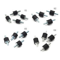 4pcs Anti Vibración Silencioso Bloque De Goma Montes De Caucho Para Barco Y Coche Herramientas Masculinas M4 M5 M6 M8 Dampfer - details 6