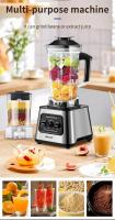 Batidora profesional potente de 6000W, exprimidor, batidora de mesa, contenedor de 2,5l, procesador de alimentos, mezclador para frutas y nueces de hielo - details 2
